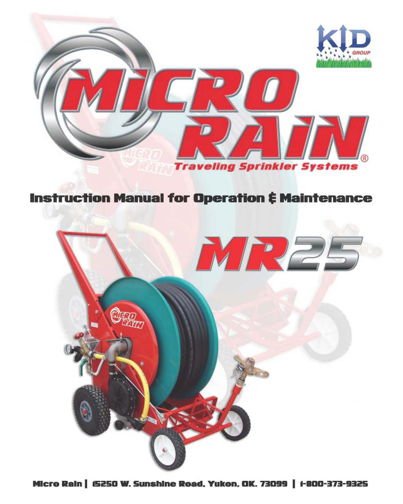 MR25 Operator's/Parts Manual