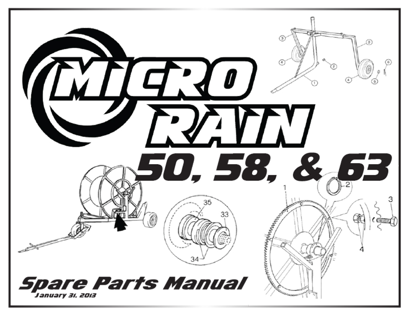 MR50, MR58, MR63 Parts Manual