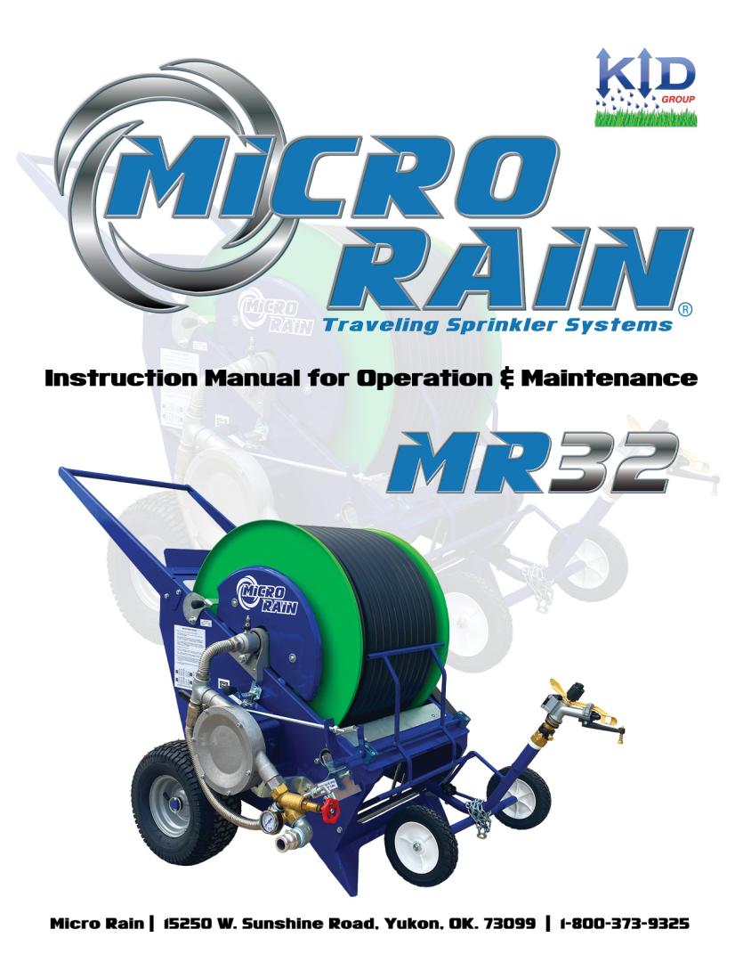 MR32 Operator's/Parts Manual