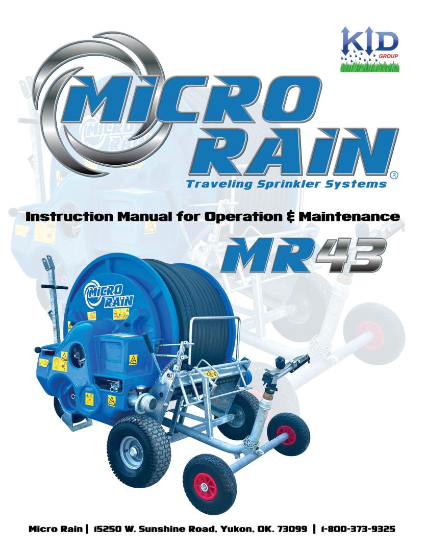 MR43 Operator's Manual