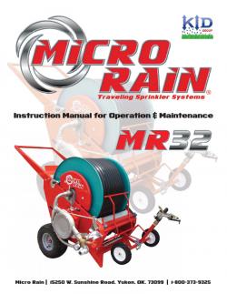MR32 Operator's/Parts Manual