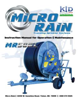 MR58RL Operator's Manual